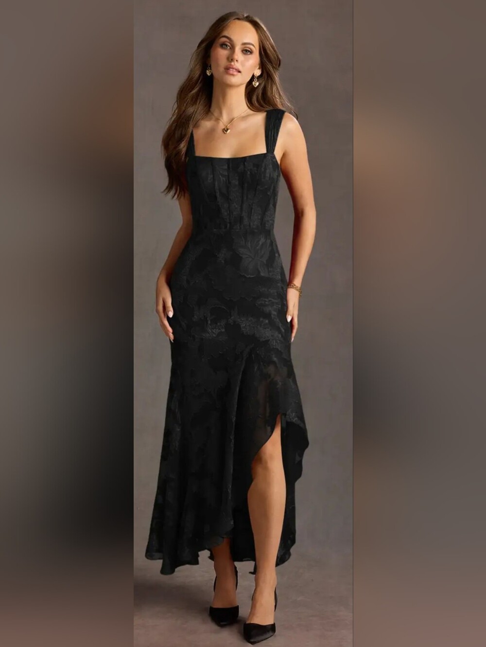 Azazie Atelier Remi High-Low Maxi Dress **(See Note On Size)**